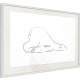 product-valkoinen kehys ja passe-partout-swatch