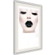 product-valkoinen kehys ja passe-partout-swatch