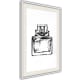 product-valkoinen kehys ja passe-partout-swatch