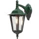 Konstsmide Firenze Wandleuchte – Grün, IP43, Für Außenbereich, 1x100W E27, Aluminium & Glas