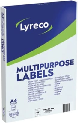 Lyreco A4 210x297 mm 100 arkkia 1-osainen monitoimitarra ...