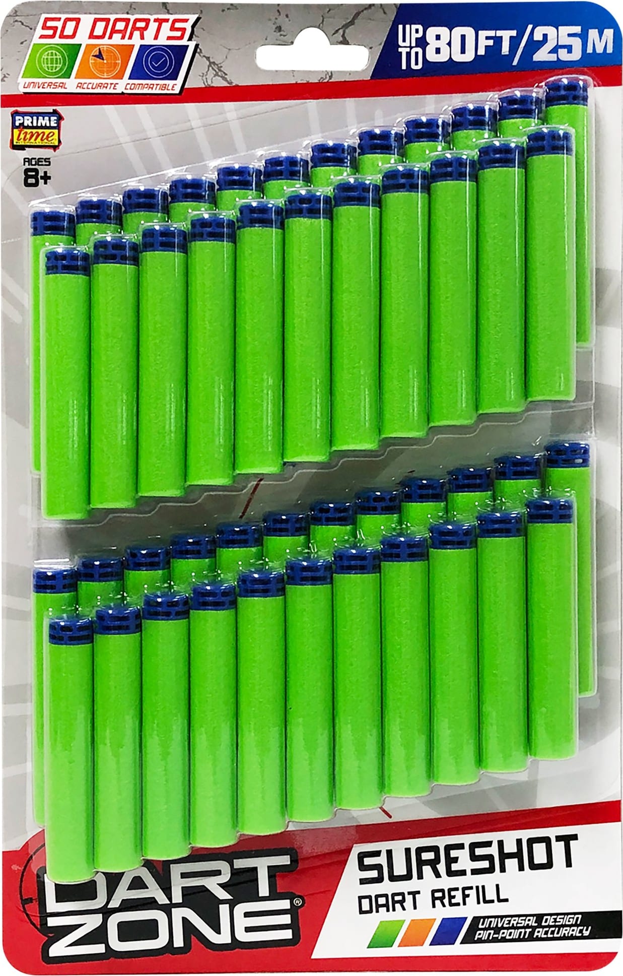 Dart Zone Darts 50 Refill Pack Vaahtomuovinuoli Karkkainen 