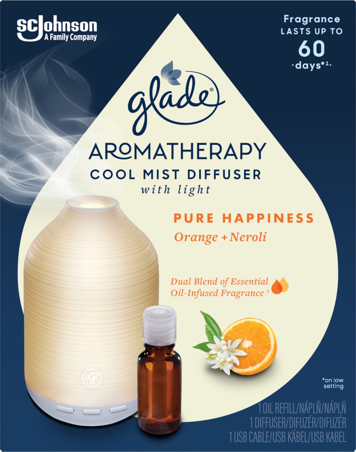 Glade Aromatherapy Pure Happiness Diffuser laite