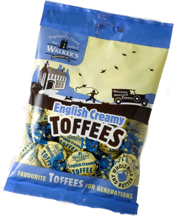 Walkers English Creamy Toffee 150 g karkkipussi