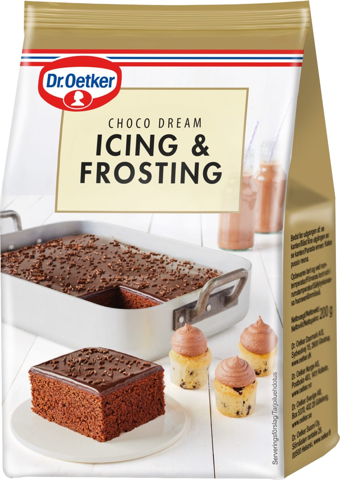 Dr. Oetker Icing & Frosting Choco Dreams 190 g kuorrute verkkokauppa