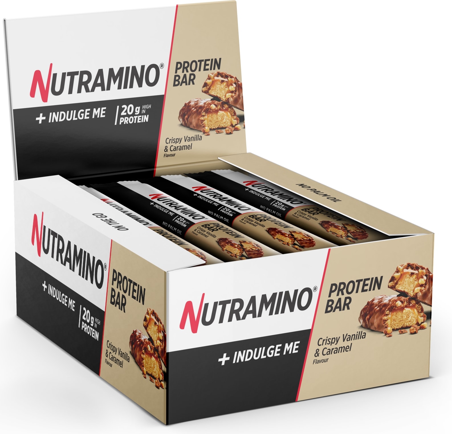Nutramino Vanilla Caramel 12x64 G Proteiinipatukka Karkkainen 