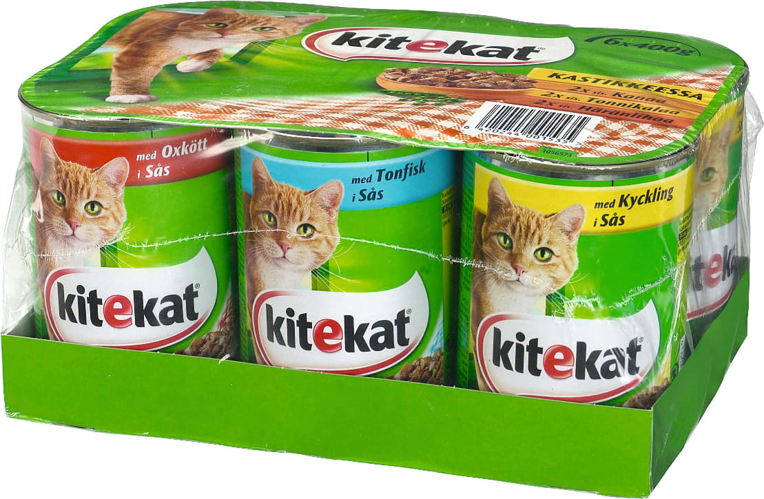 Kitekat 6 x 400 g kissanruokalajitelma | Karkkainen.com verkkokauppa