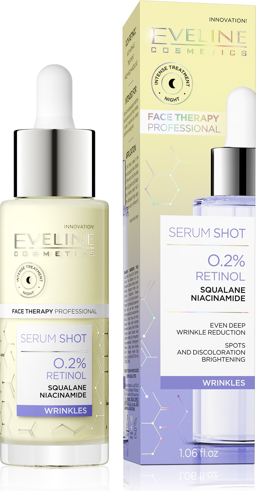 Eveline Retinol 0,2% + Niacinamide 30 ml Serum Shot | Karkkainen.com ...