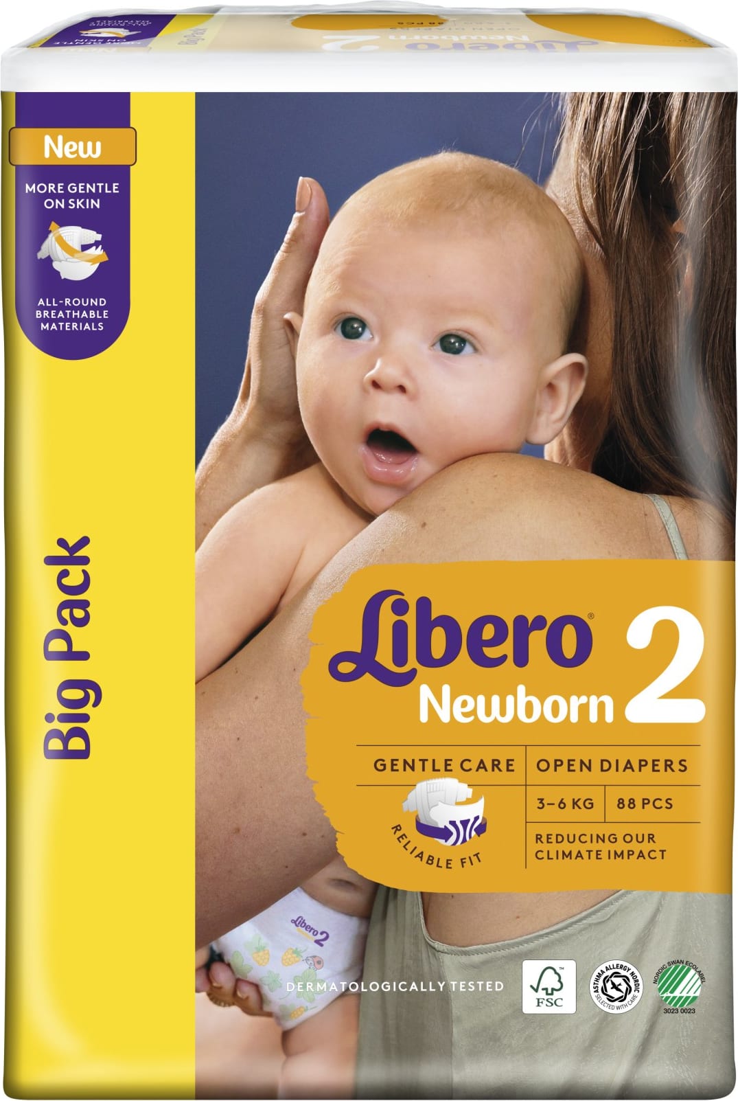 Vendita LIBERO NEWBORN 2 3-6 KG 34PZ | Farmacia Online