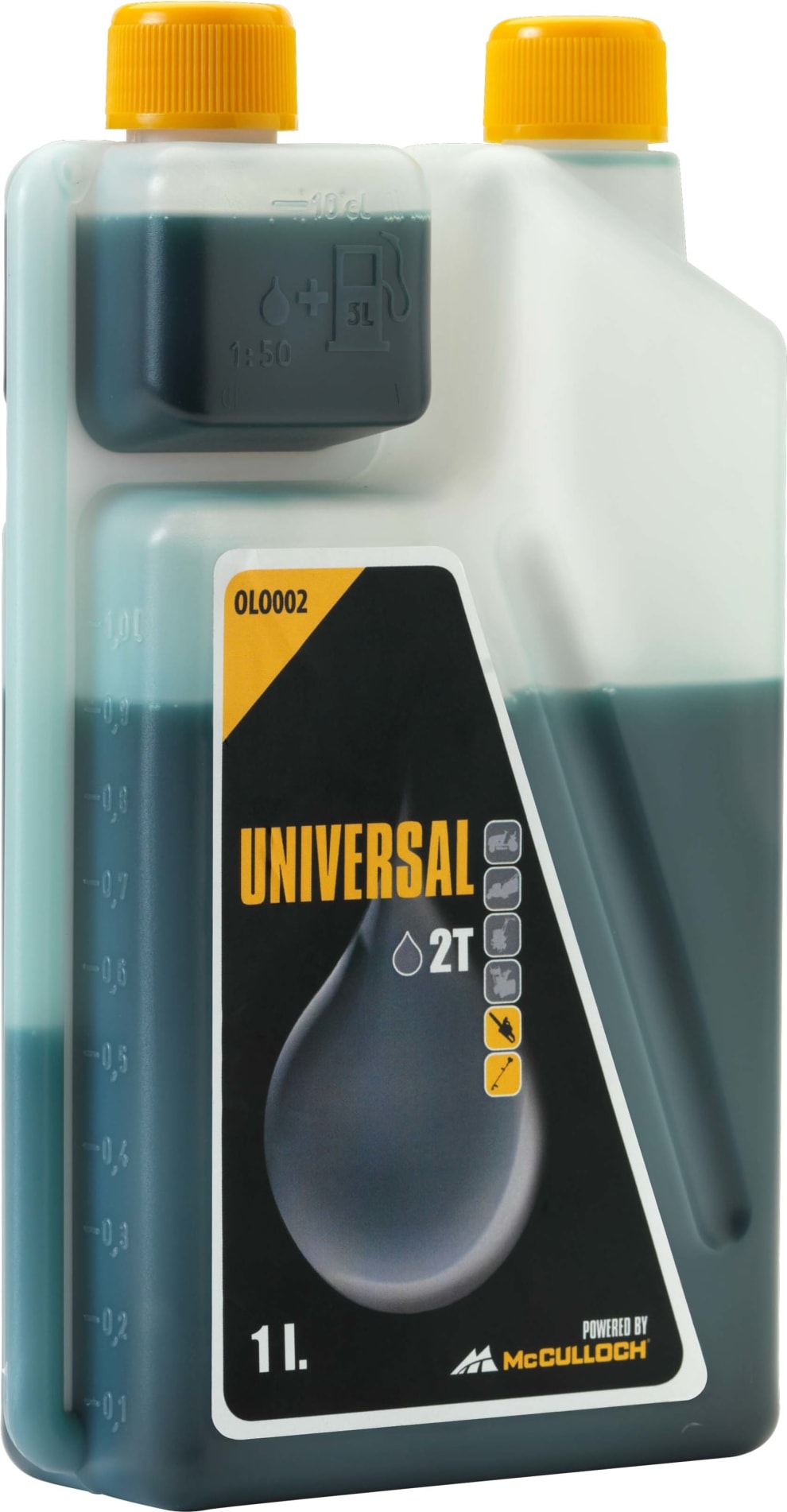 McCulloch Universal Low Smoke 1 l 2T öljy verkkokauppa