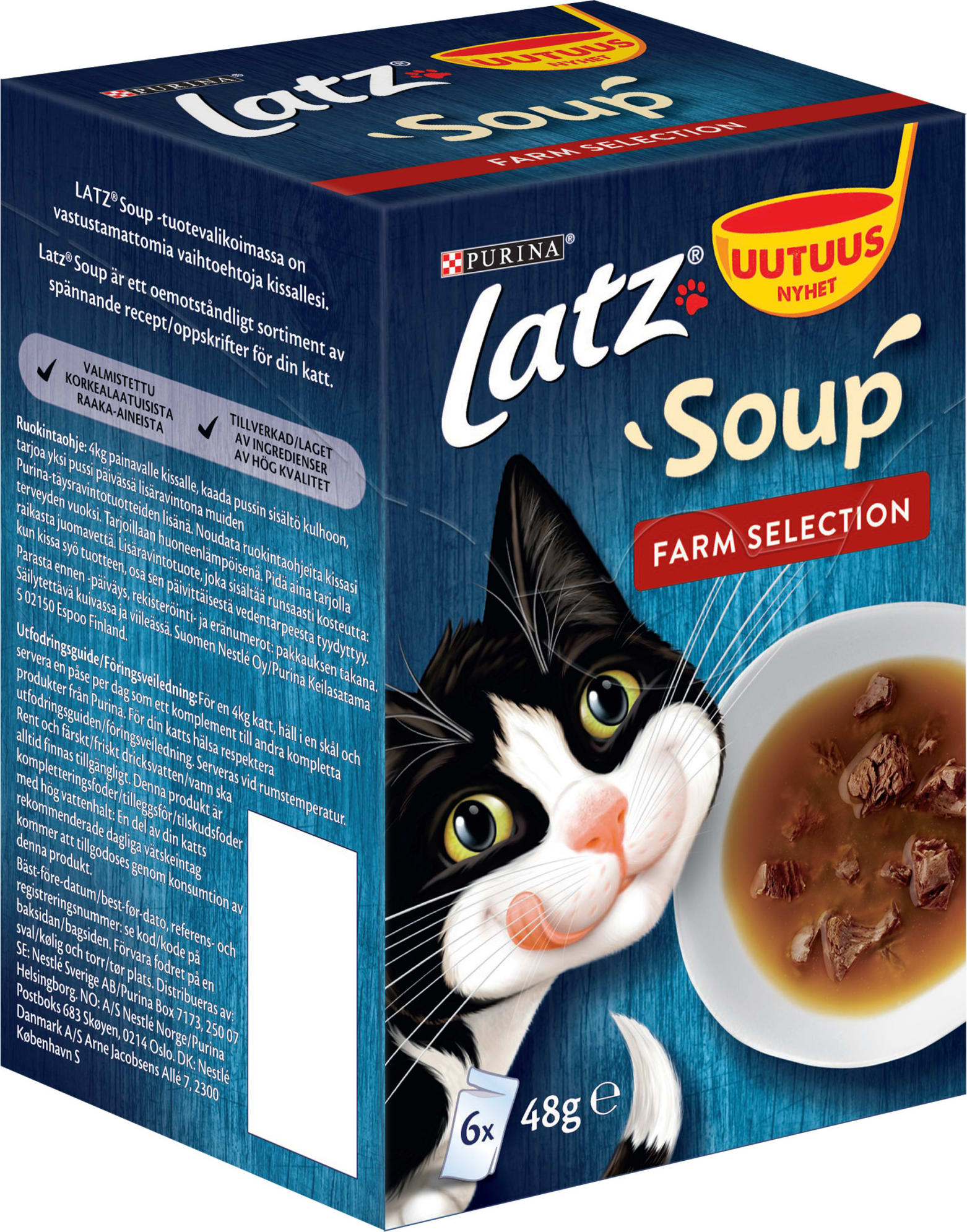 Ours their sake Latz Soup Farm Selection 6 x 48 g kissan eines | Karkkainen.com verkkokauppa