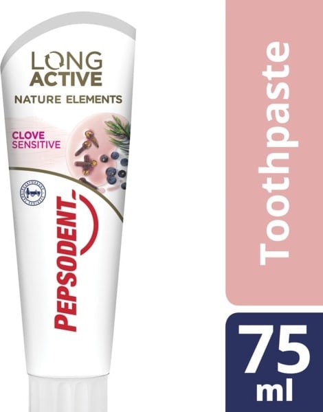 pepsodent long active nature elements clove sensitive