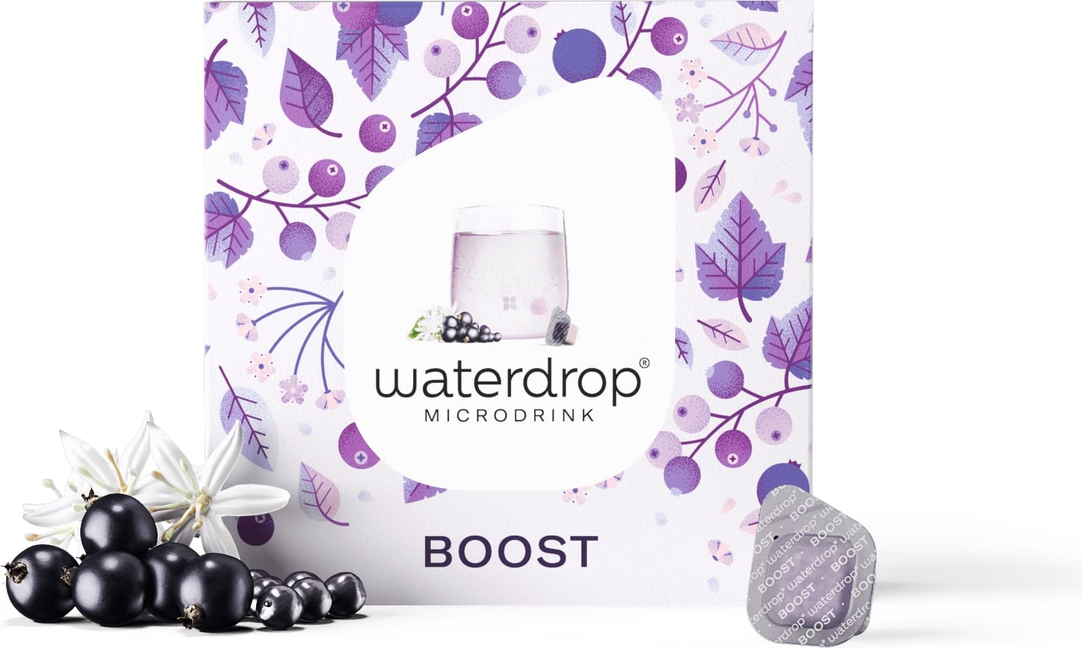 Waterdrop®Microdrink Boost 12x2 g poretabletti