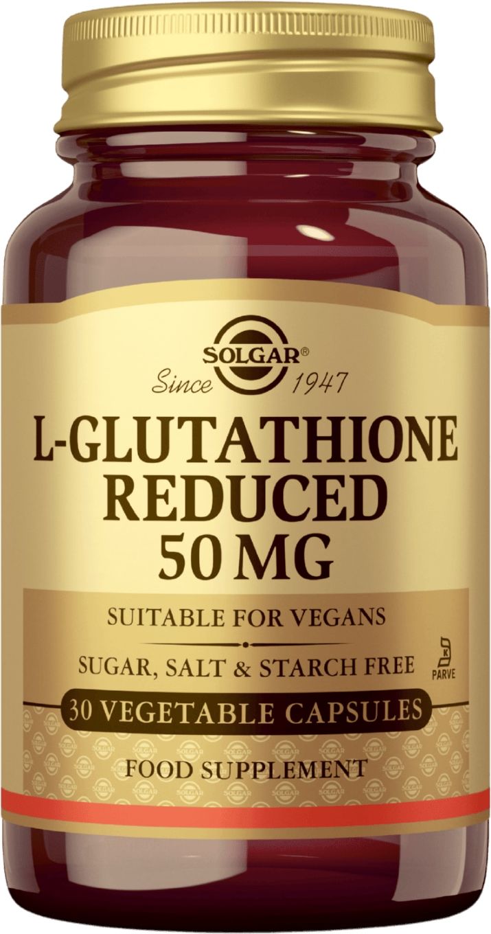 Solgar® L-Glutathione 50 mg 30 caps. Dietary Supplement