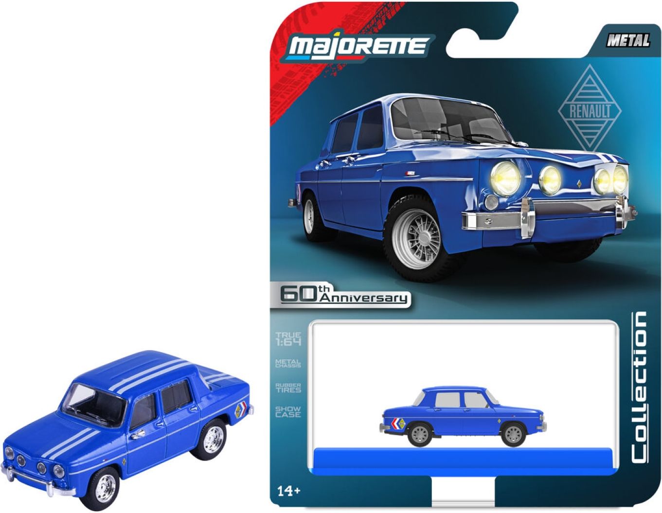 MAJORETTEミニカー 60周年 1966 ルノー 8 GORDINI Majorette Collection 1966 Renault R8 Gordini small car