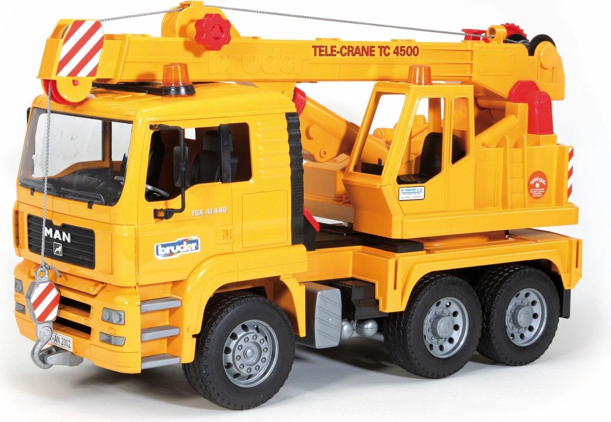 Bruder 02754 Man TGA Tele-Crane TC 4500 crane truck | Kärkkäisen 