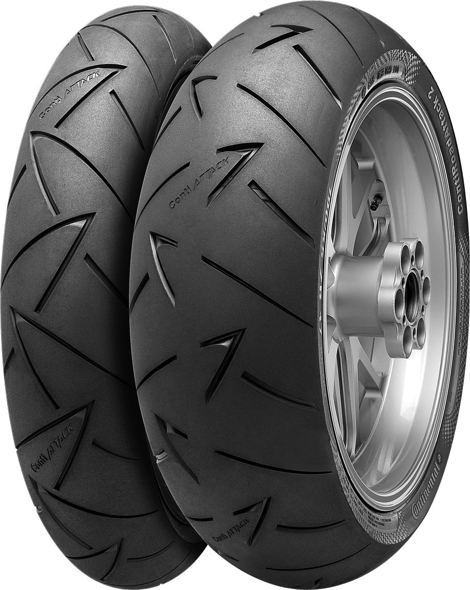 Road Attack 2 CR タイヤ 110/80/18 150/65/18 Continental Road Attack 2 110/80 ZR18 58W TL front tire