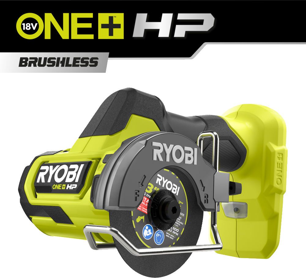 Ryobi One+ HP RCT18-0 18V akkulaikkasaha runko Karkkainen