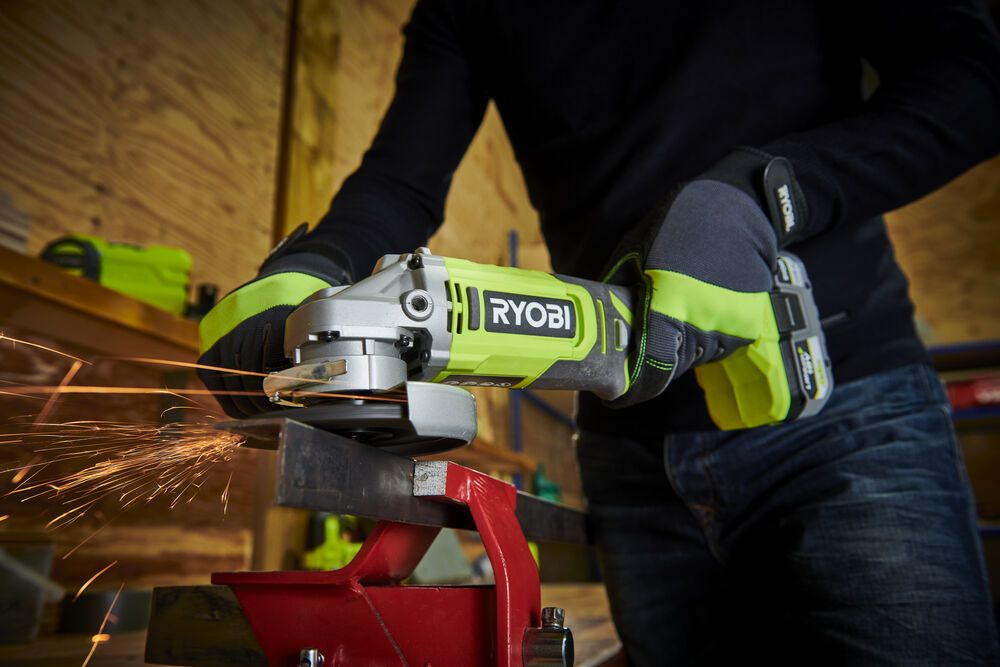 Ryobi One+ RAG18115-0 18V kulmahiomakone runko