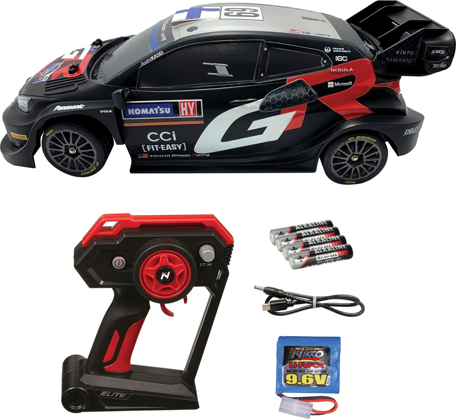 Nikko Toyota Gazoo Racing Elite 1:14 Rovanperä 2024 RC