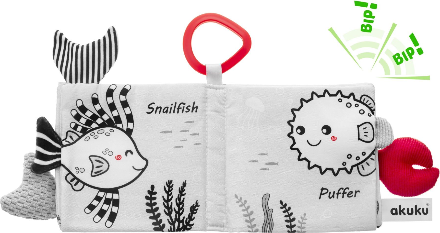 Sea animals soft book
