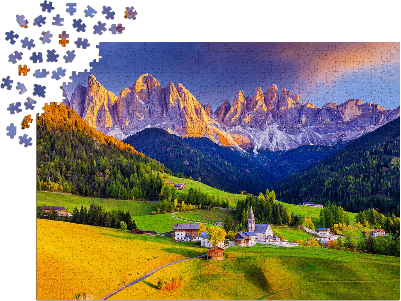 コレクション ing mountains Chalet In The Alps - 4000 Piece Jigsaw Puzzle by Educa | Puzzle