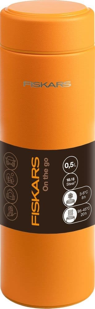Fiskars Thermos mug black 0.5 liter On-the-go mug (0.50 l