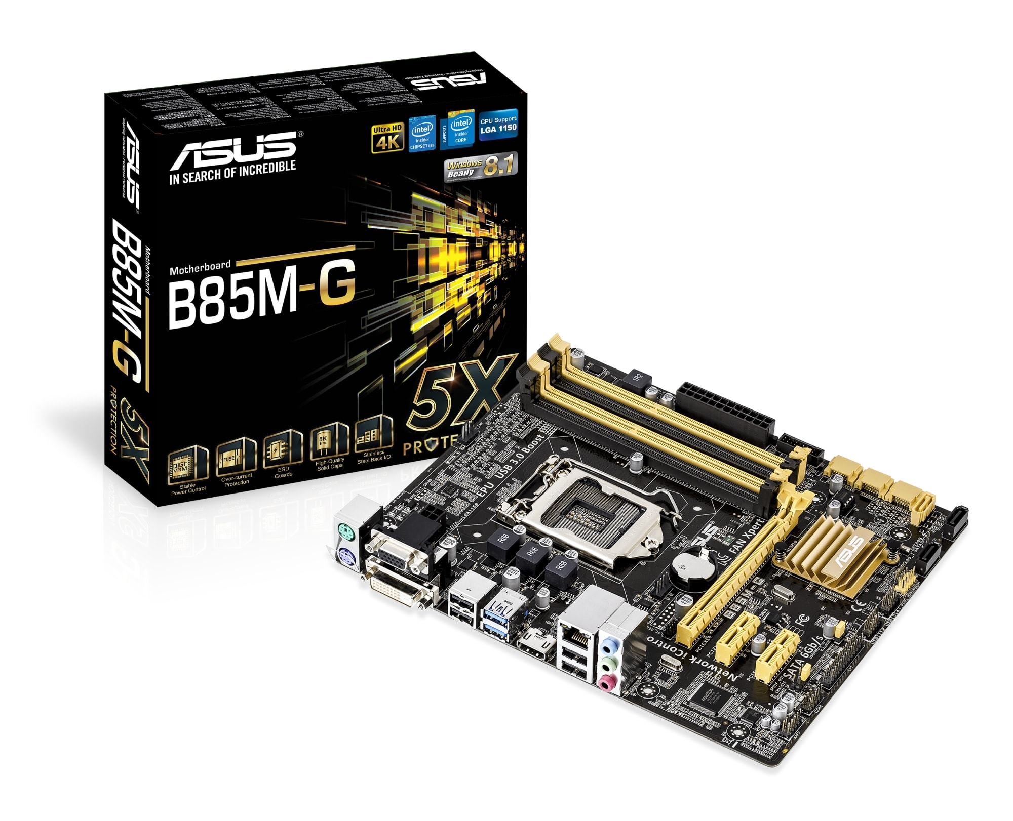 Asus b85m g подключение проводов