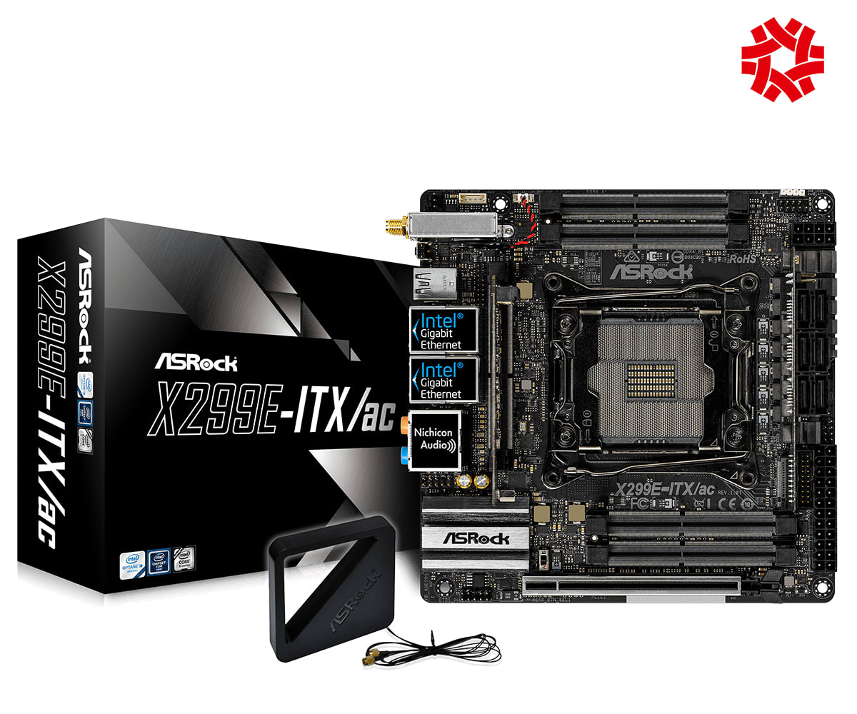 Asrock x299e itx ac обзор