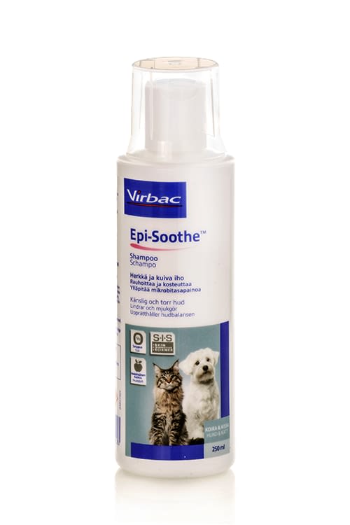 Virbac EpiSoothe 250 ml shampoo lemmikille verkkokauppa