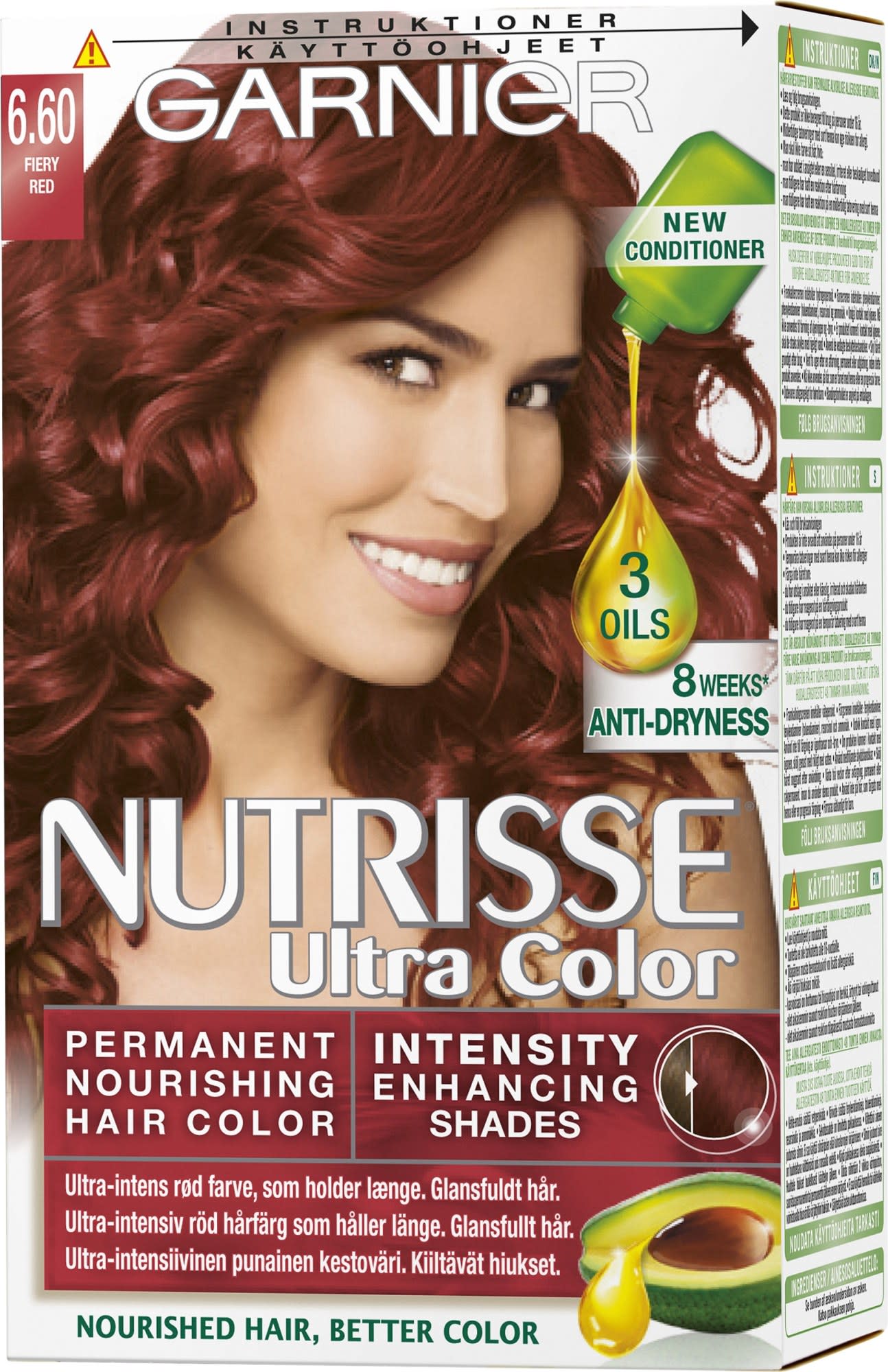 Garnier Nutrisse Ultra Color 6 60 Intensiivinen Punainen Kestovari Karkkainen Com Verkkokauppa