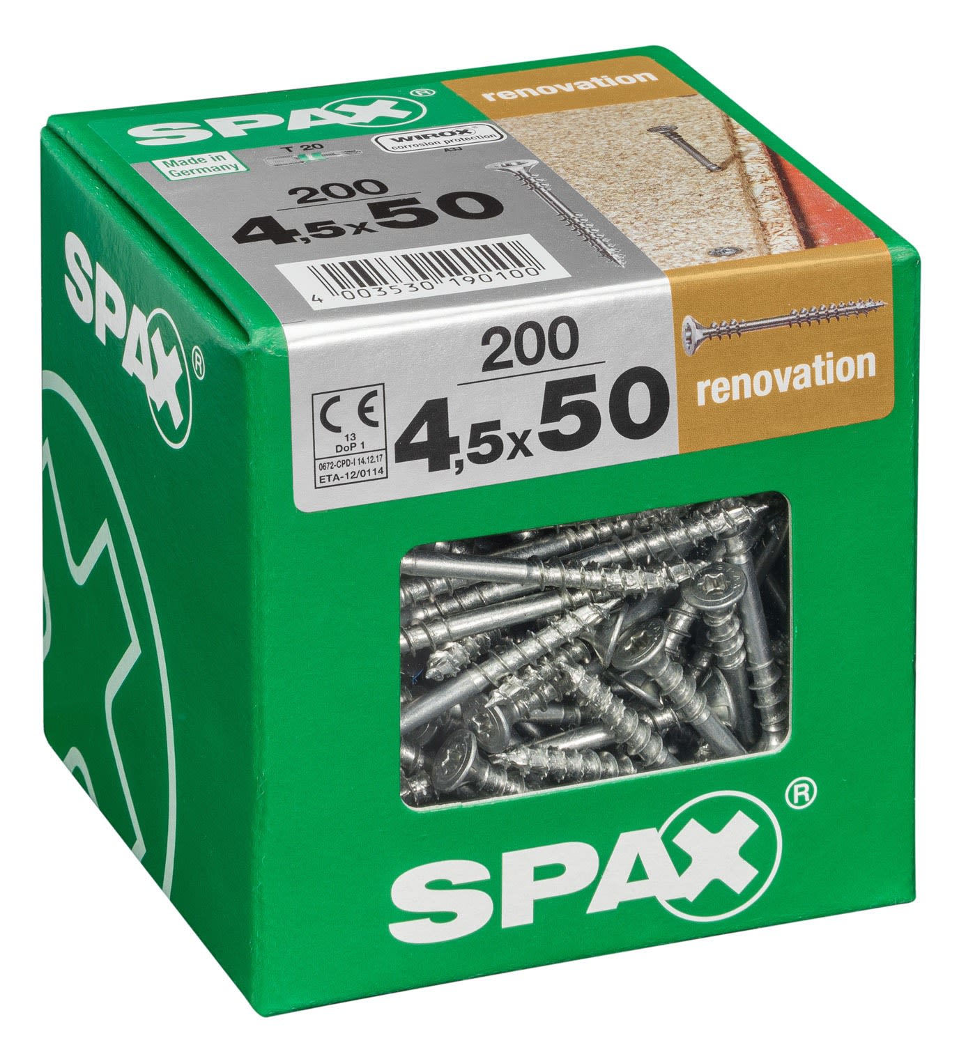 Spax 4 5 X 80