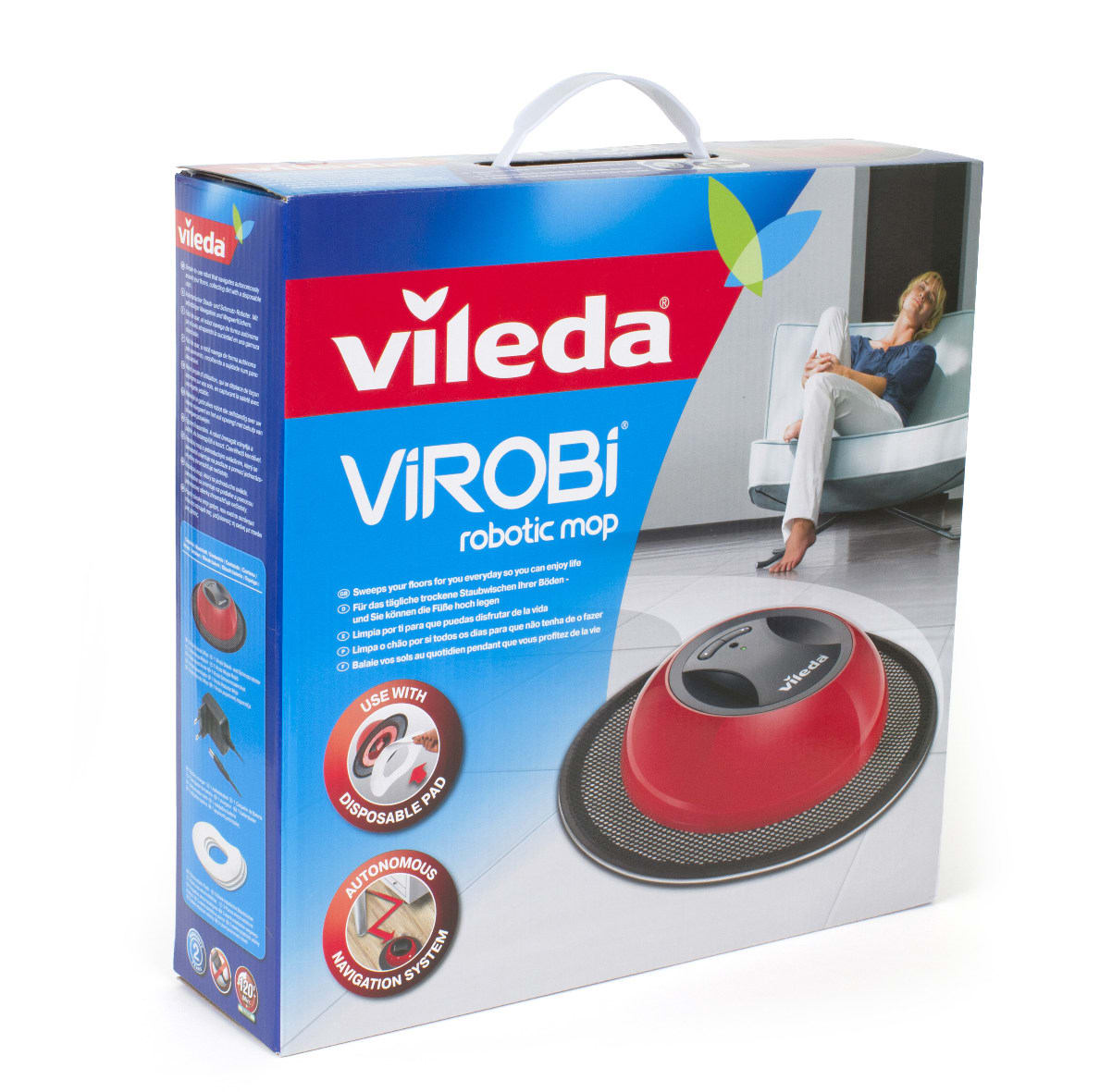 Vileda Virobi Dreht Sich Nur Im Kreis Vileda Virobi robottimoppi | Karkkainen.com verkkokauppa