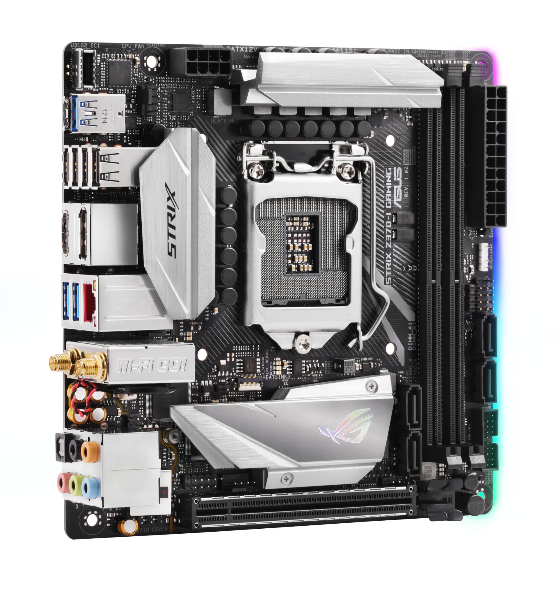 Asus ROG Strix Z370 I Gaming LGA1151 Mini ITX Emolevy Karkkainen 