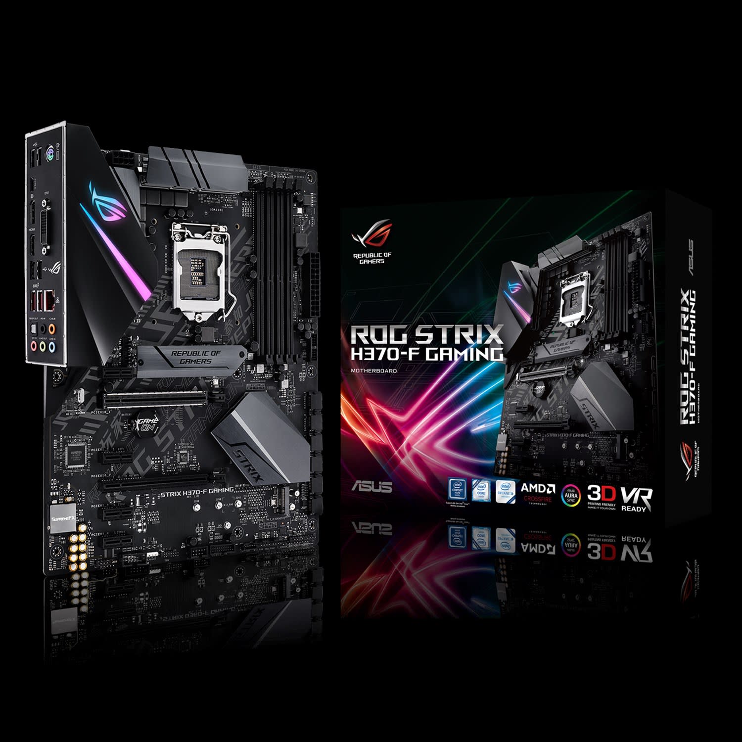 Asus rog strix h370 f gaming обзор