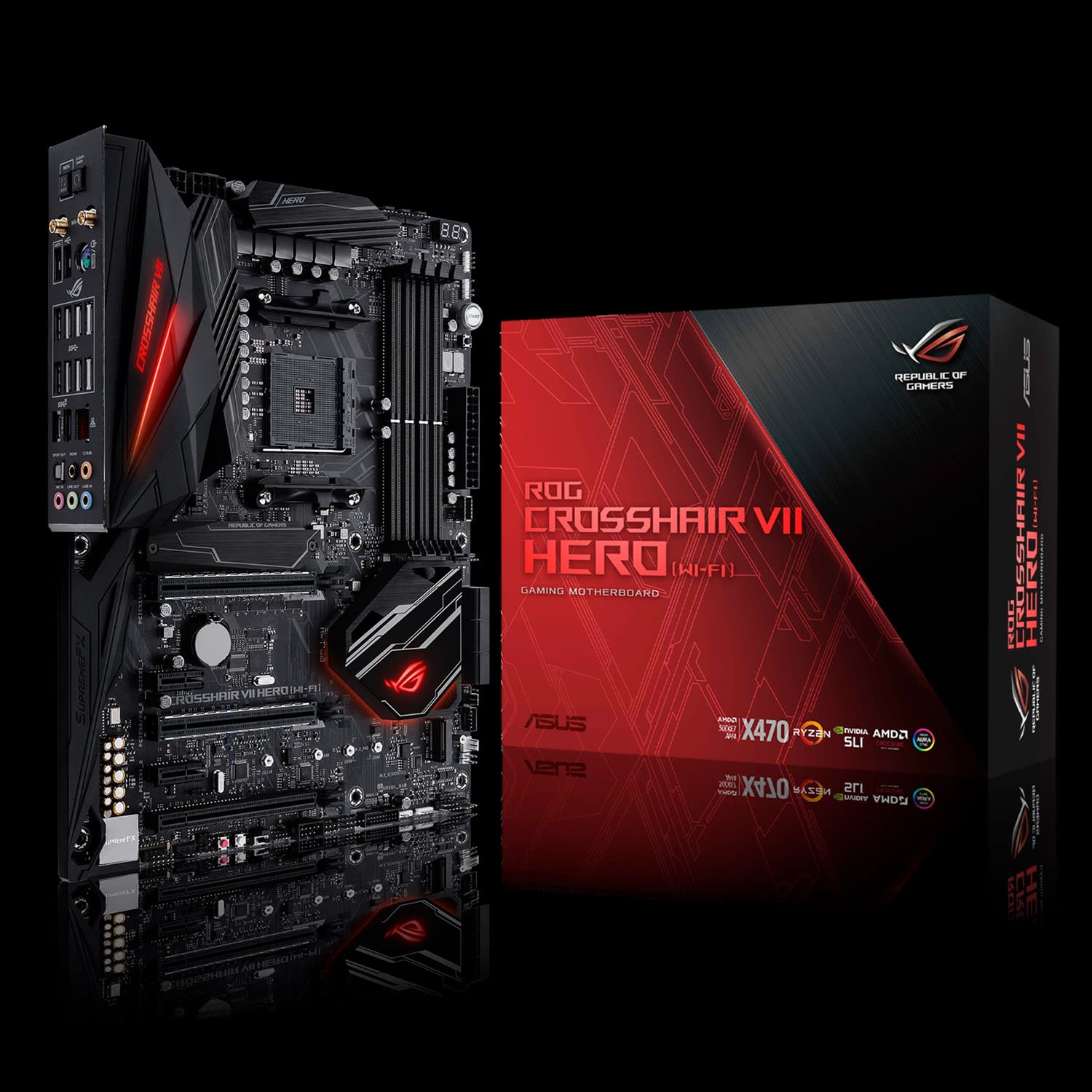 Asus rog crosshair vii hero обзор