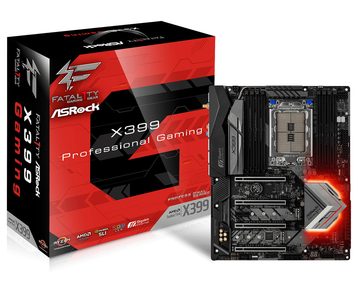 Asrock x399 professional gaming обзор