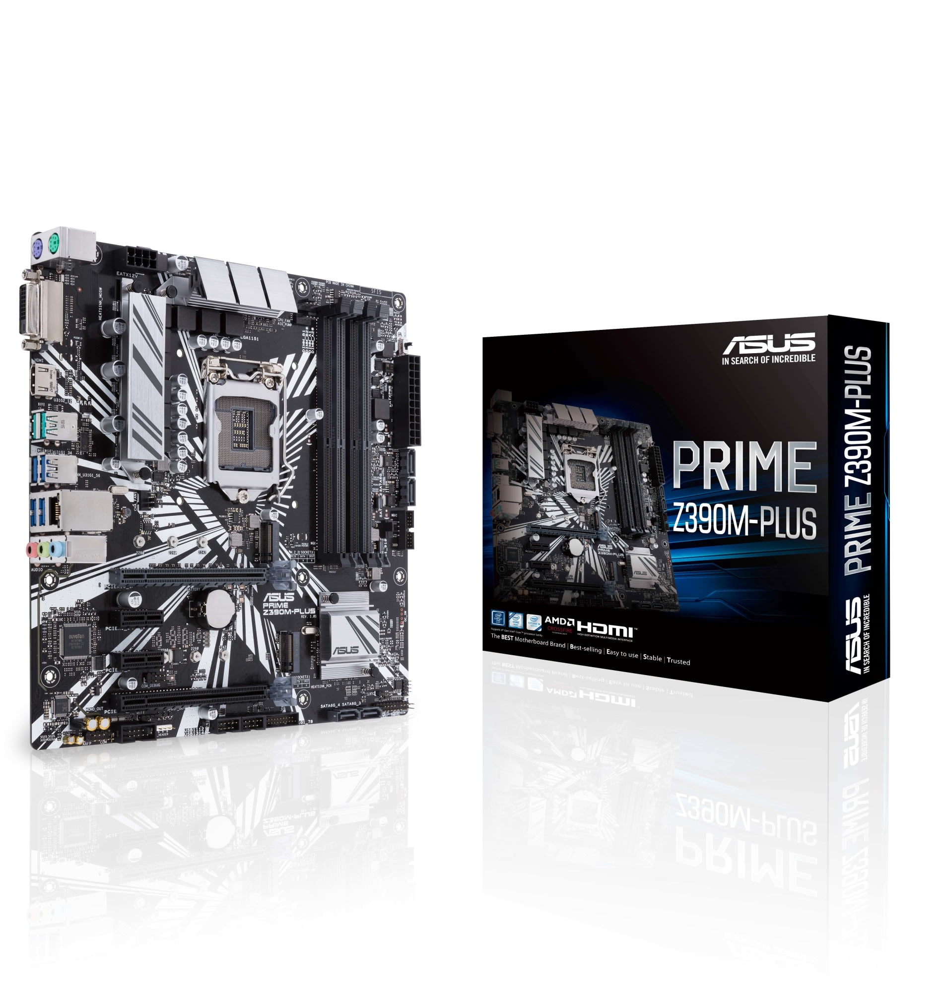 Asus prime z390m plus какие процессоры поддерживает