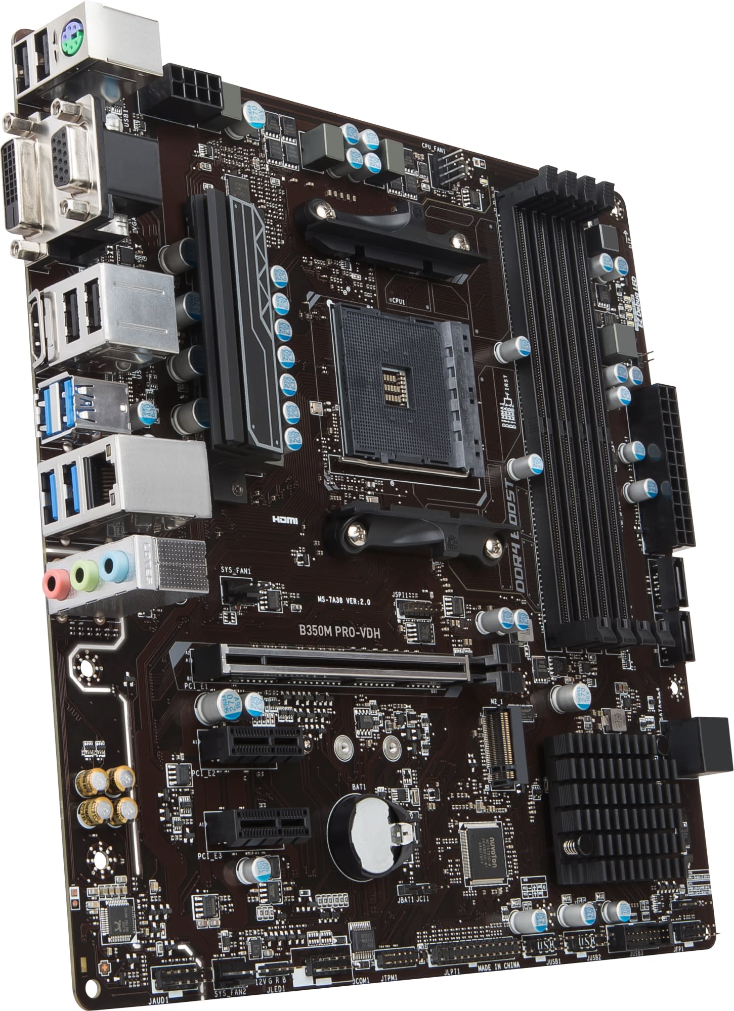 MSI B350M PRO VDH AM4 MATX Emolevy Karkkainen Verkkokauppa