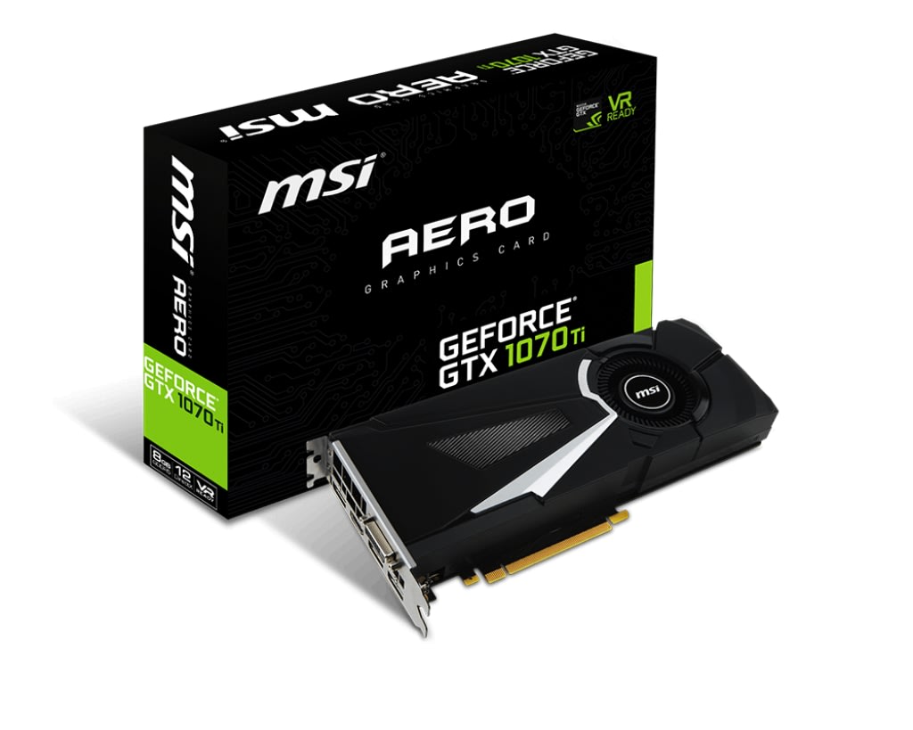 MSI GeForce GTX 1070 Ti AERO 8G näytönohjain | Karkkainen.com verkkokauppa