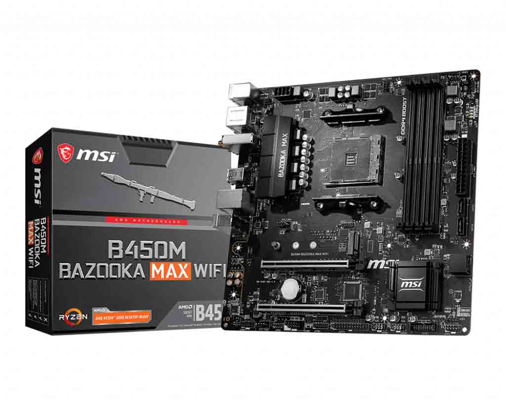 Материнская плата msi b450m bazooka max wifi совместимость с процессорами