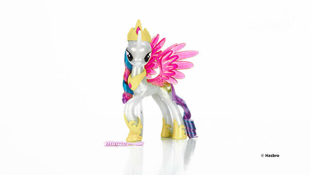 my little pony glimmer & glow princess celestia