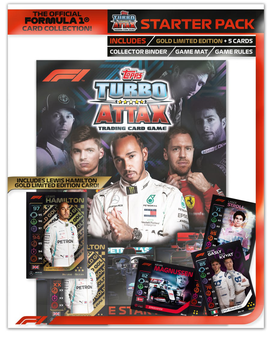 F1 Turbo Attaxaloituspakkaus keräilykortit verkkokauppa