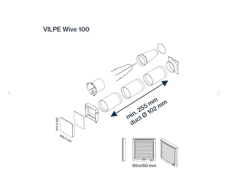 Wive 100 приточный клапан