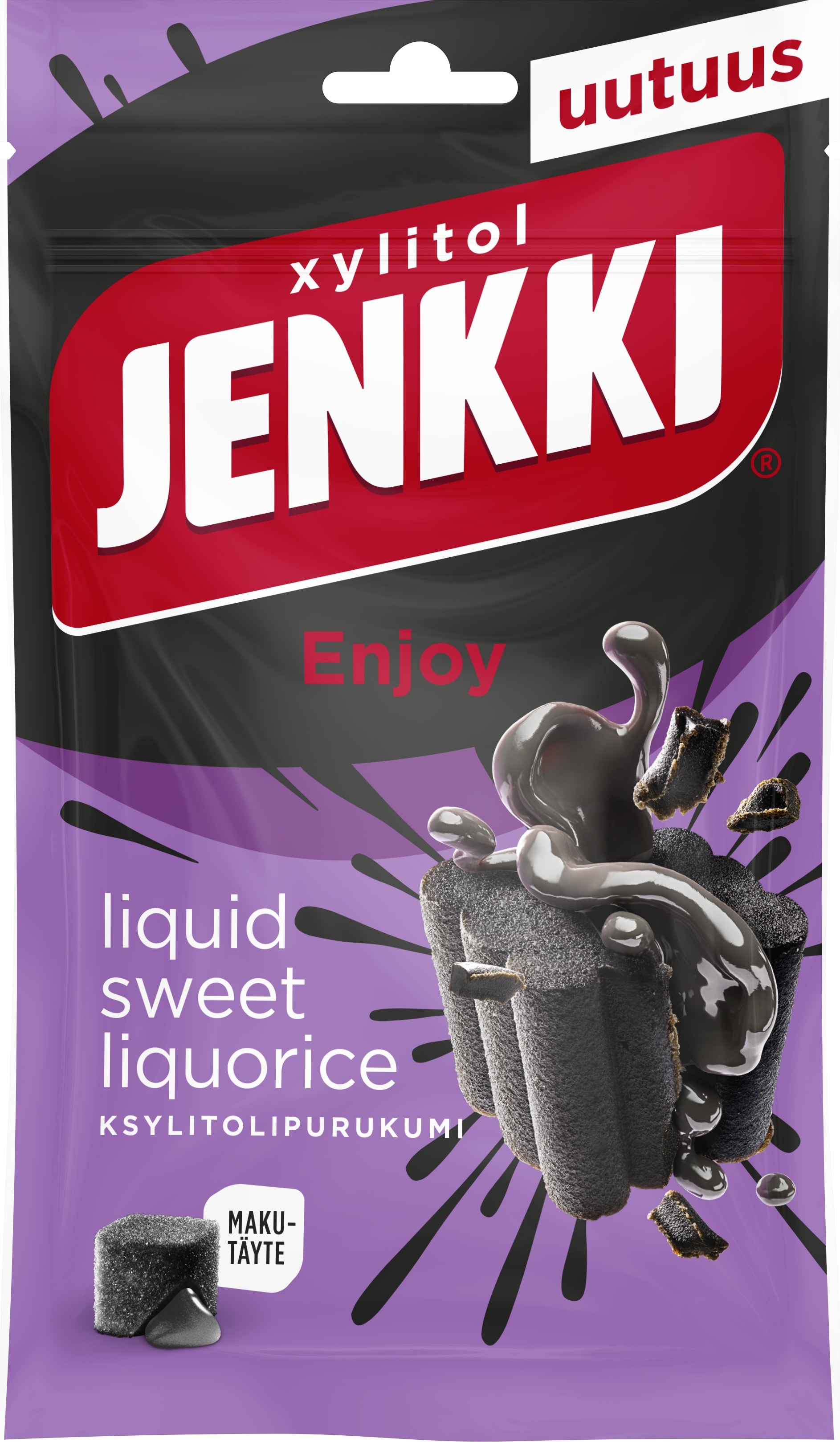 Jenkki Enjoy Sweet Liquorice 70 G Ksylitolipurukumi Karkkainen Com Verkkokauppa