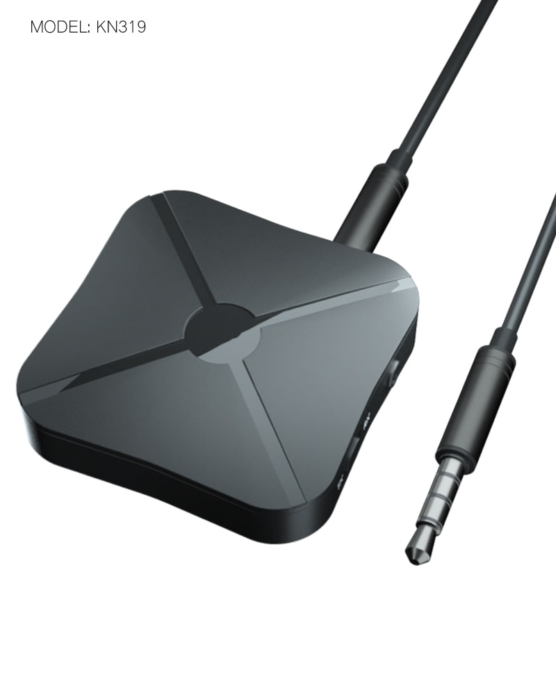 KN319 langaton Bluetooth lähetin ja vastaanotin | Karkkainen 2 in 1 Bluetooth Lähetin Vastaanotin Langaton 3.5mm Audio