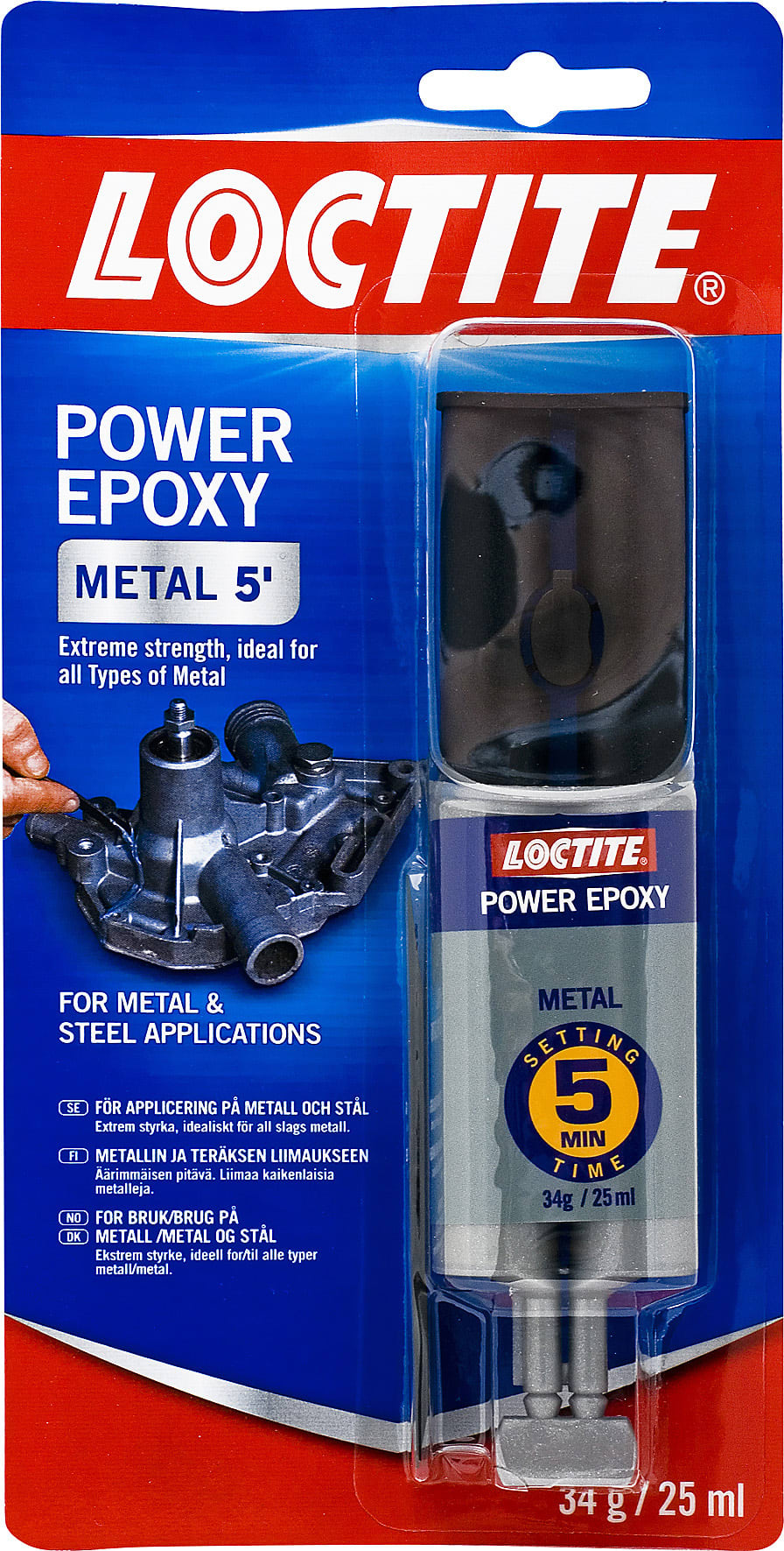 Loctite Power Epoxy Metal 25 Ml Epoksiliima Karkkainen Verkkokauppa