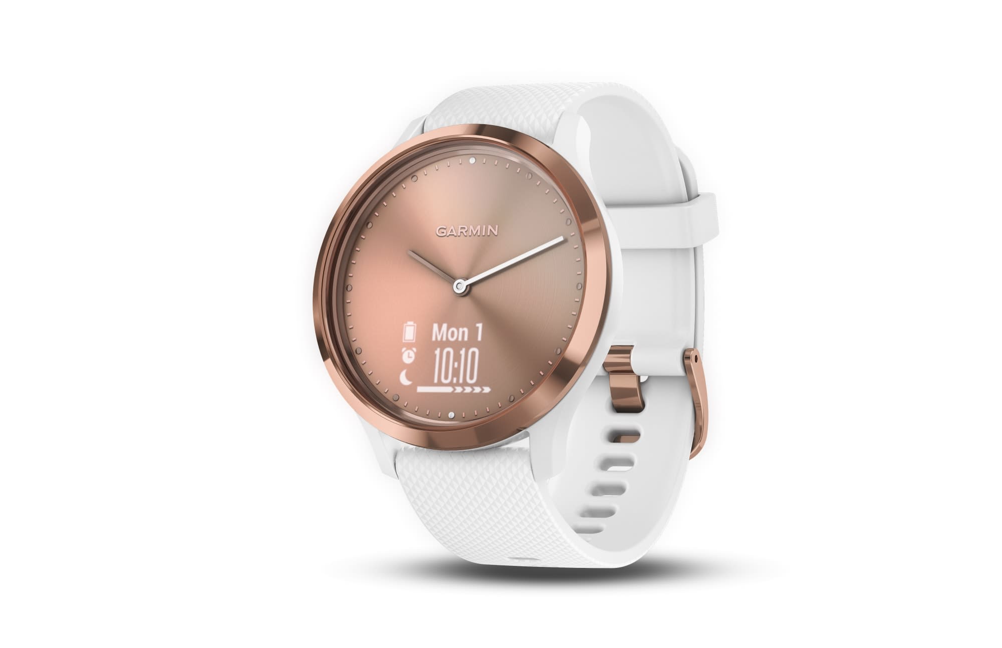 garmin vivomove white and rose gold