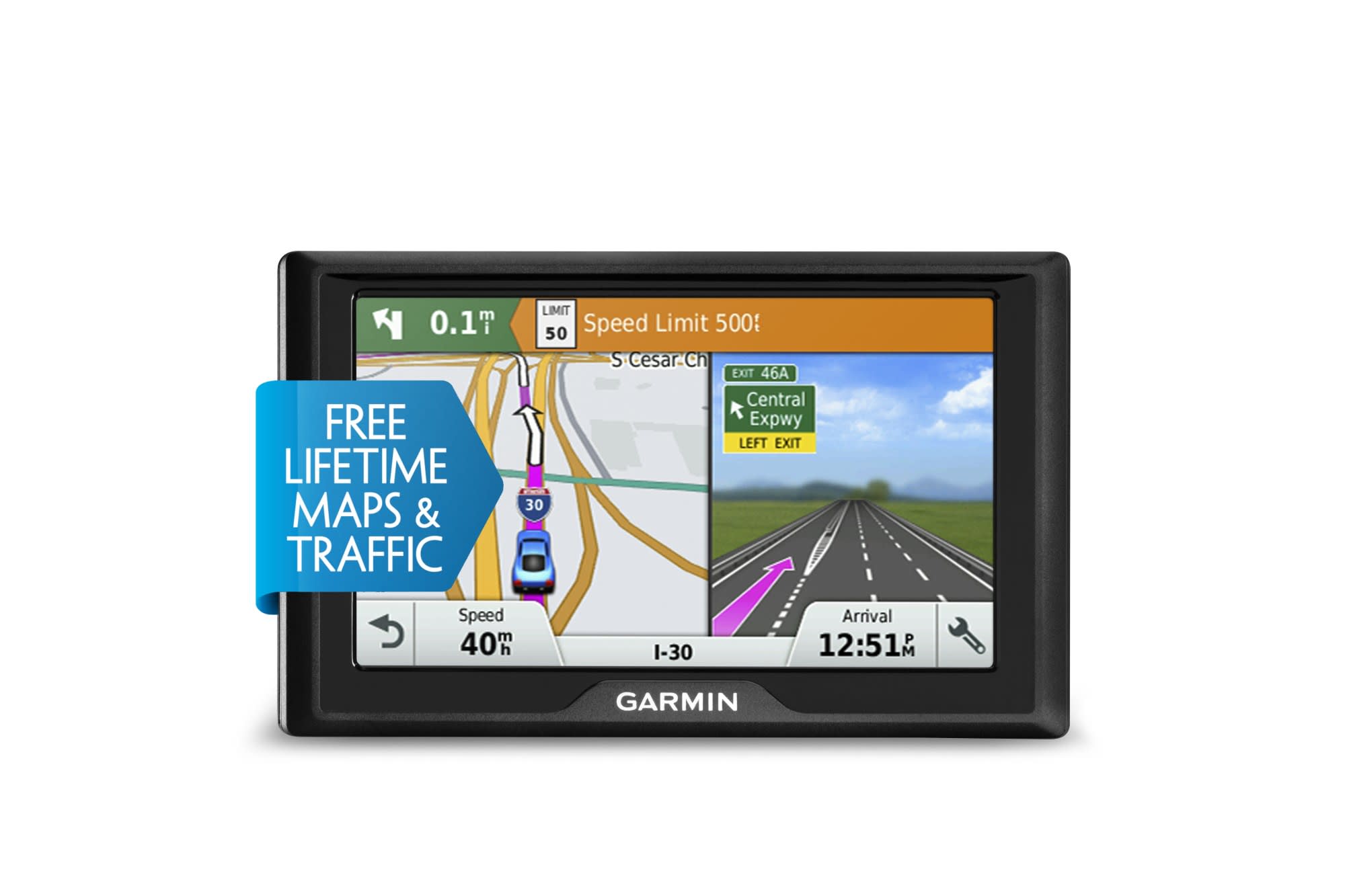 Subtel® Batteria 361-00056-00 361-00056-50 361-00045-00 Compatibile Con Garmin Drive 51 50 DriveSmart 51 5 Nüvi 55 52 40 30 | Mitac Mio Spirit 8500 Affidabile Ricambio Da 1100mAh Per Navigatore GPS