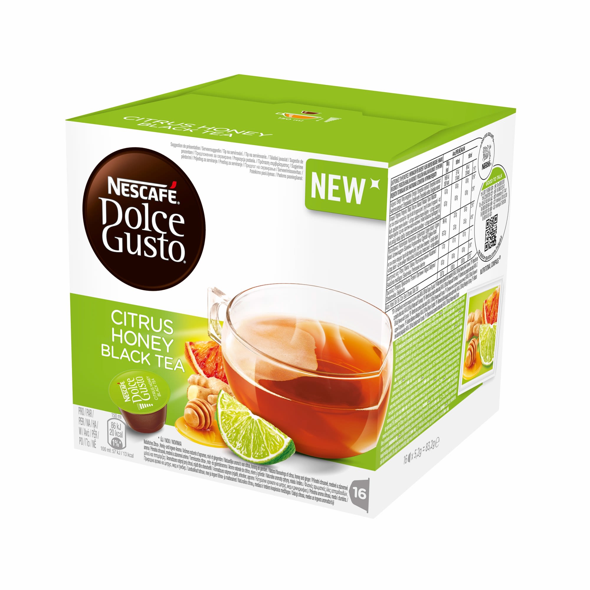 Nescafé Dolce Gusto Citrus Honey Black Tea teekapseli